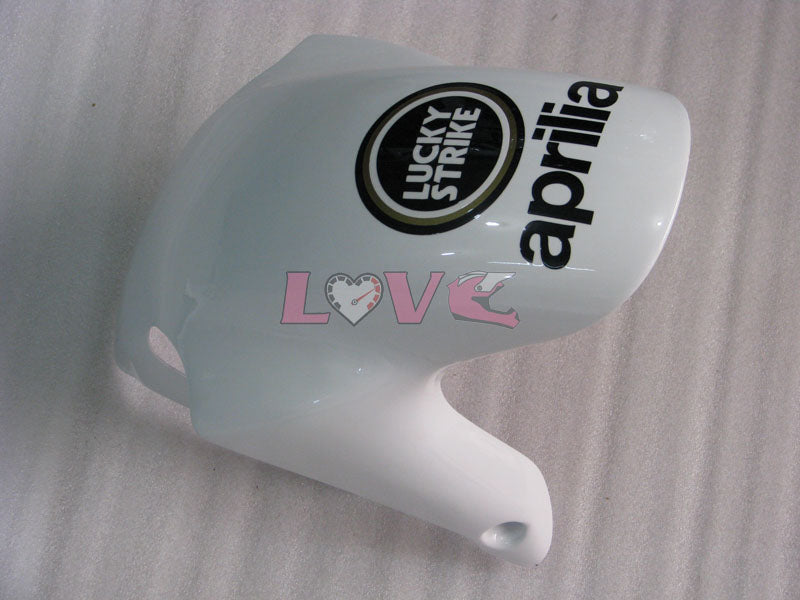 Lucky Strike - White Black Fairings and Bodywork For 2004-2009 RSV 1000 R #LF3067