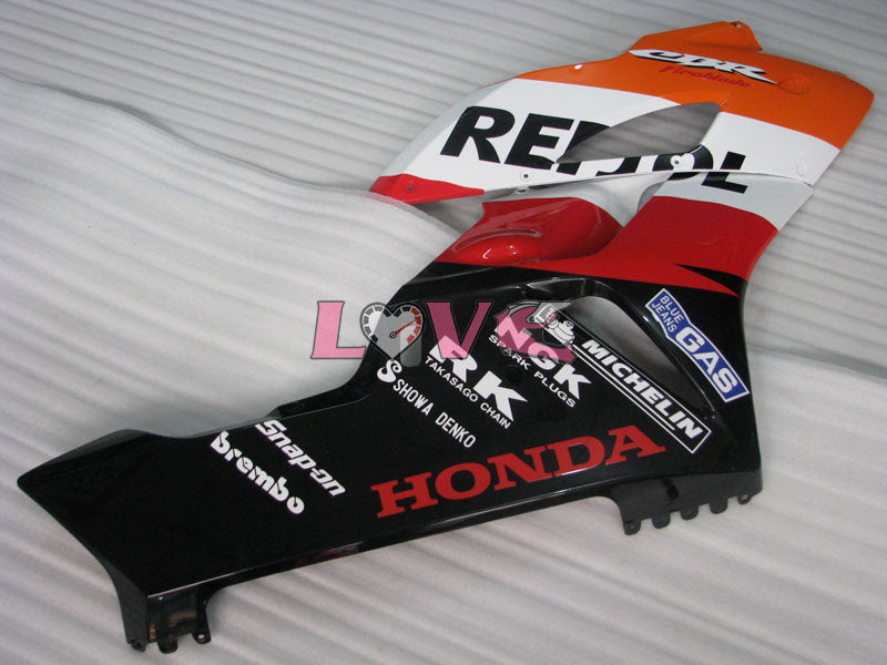 Repsol - Orange Black Fairings and Bodywork For 2004-2005 CBR1000RR #LF4391