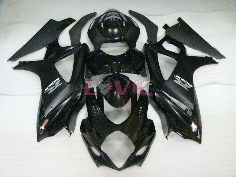 Factory Style - Black Matte Fairings and Bodywork For 2007-2008 GSX-R1000 #LF3819