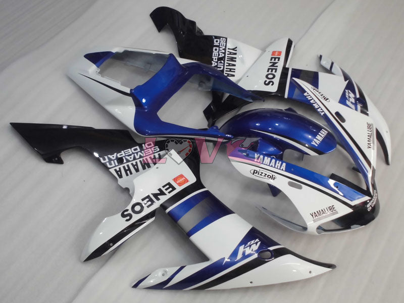 ENEOS - Blue White Black Fairings and Bodywork For 2002-2003 YZF-R1 #LF3605