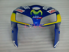 Movistar - Yellow Blue Fairings and Bodywork For 2005-2006 CBR600RR #LF4431