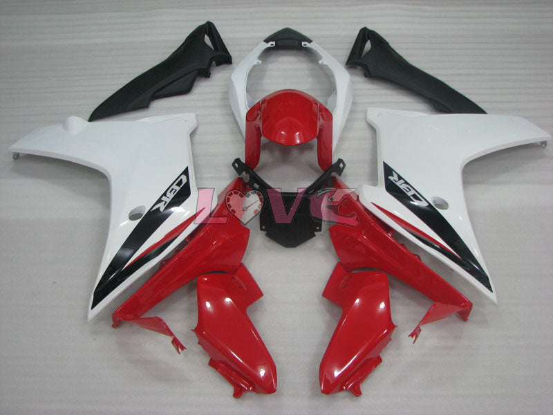 Factory Style - Red White Fairings and Bodywork For 2011-2013 CBR600F #LF3036