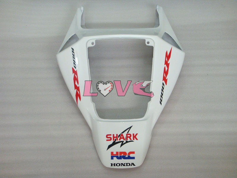 Flame - Red White Fairings and Bodywork For 2004-2005 CBR1000RR #LF7334