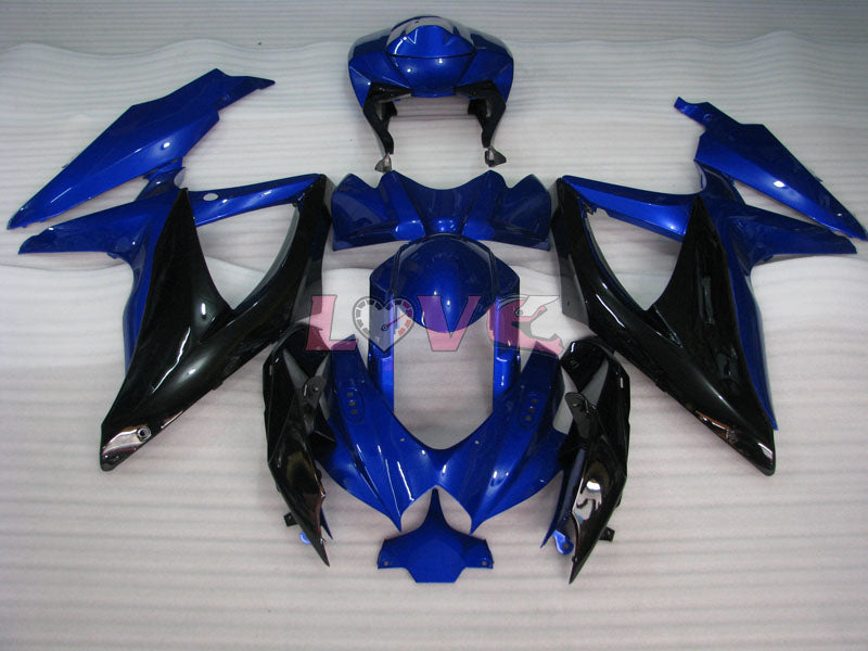Factory Style - Blue Black Fairings and Bodywork For 2008-2010 GSX-R750 #LF3914