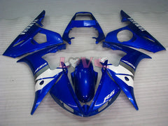 Factory Style - Blue White Fairings and Bodywork For 2003-2004 YZF-R6 #LF3568
