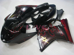Flame - Red Black Fairings and Bodywork For 1996-2007 CBR1100XX #LF5139