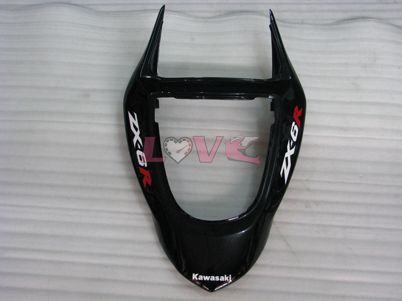 Flame - Red Black Fairings and Bodywork For 2003-2004 NINJA ZX-6R #LF6058
