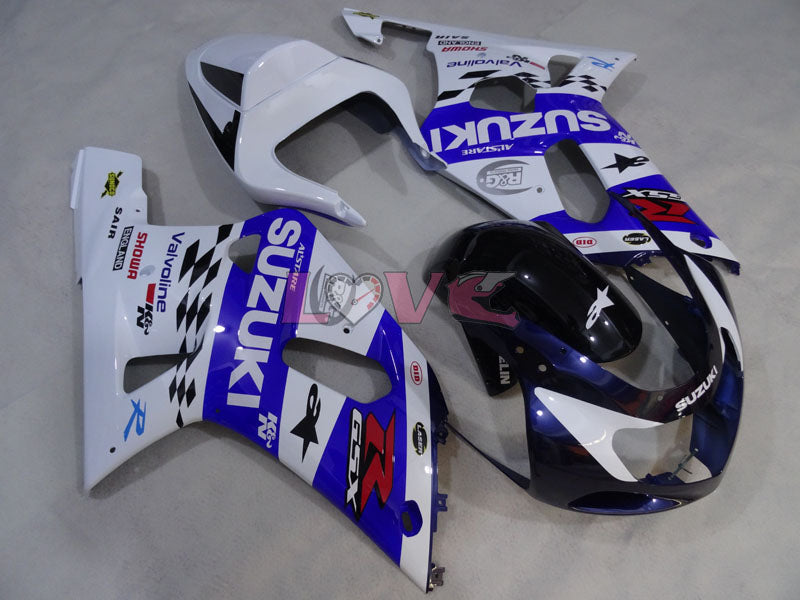MICHELIN - Blue White Fairings and Bodywork For 2000-2003 GSX-R750 #LF4221