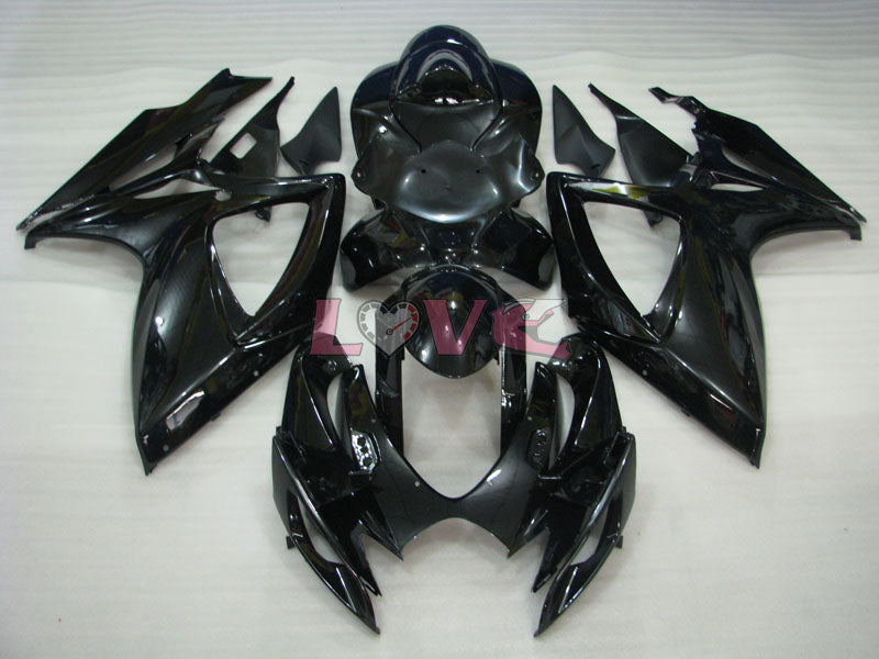 Factory Style - Black Fairings and Bodywork For 2006-2007 GSX-R600 #LF6364