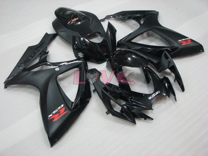 Factory Style - Black Matte Fairings and Bodywork For 2006-2007 GSX-R600 #LF6298