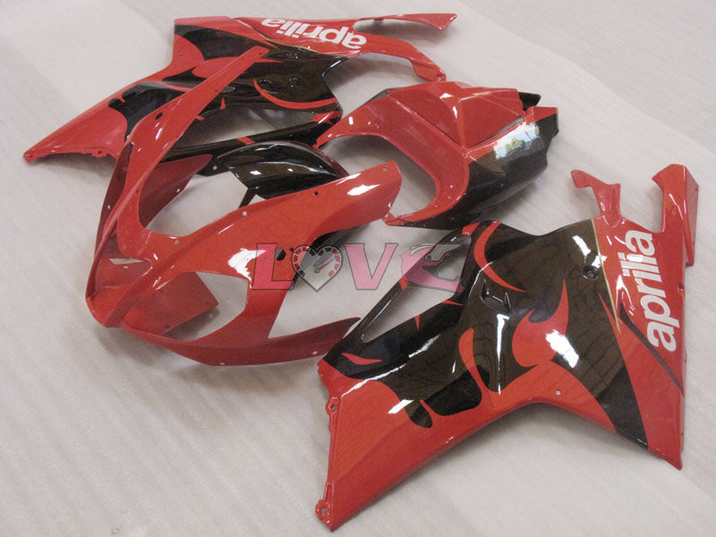 Factory Style - Red Black Fairings and Bodywork For 2004-2009 RSV 1000 R #LF5457