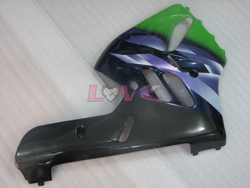 Factory Style - Green Purple Black Fairings and Bodywork For 1994-1997 NINJA ZX-9R #LF3286