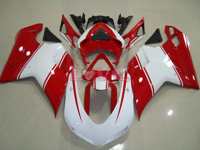 Factory Style - Red White Fairings and Bodywork For 2008-2013 848 #LF5691