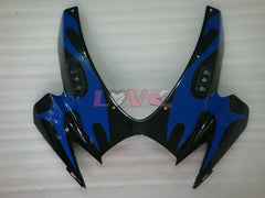Flame - Blue Black Fairings and Bodywork For 2006-2007 GSX-R600 #LF6357