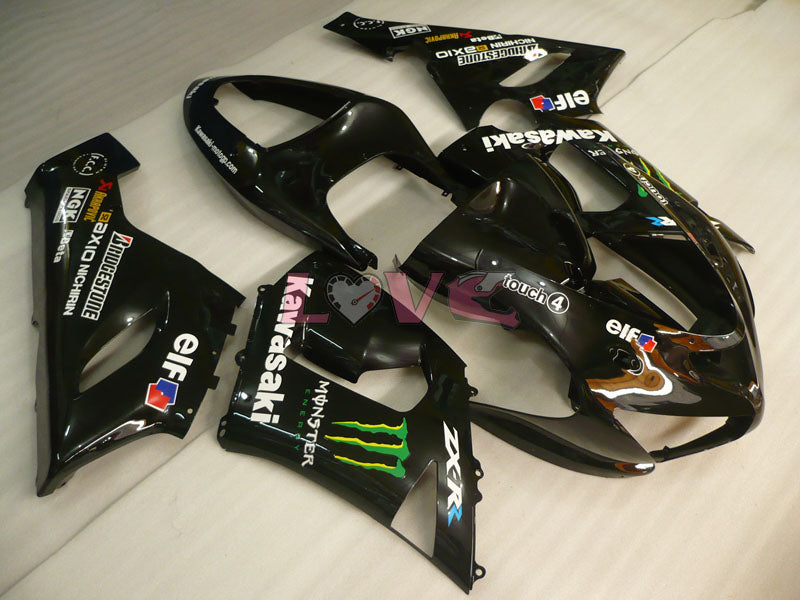 Monster - Black Fairings and Bodywork For 2005-2006 NINJA ZX-6R #LF3310