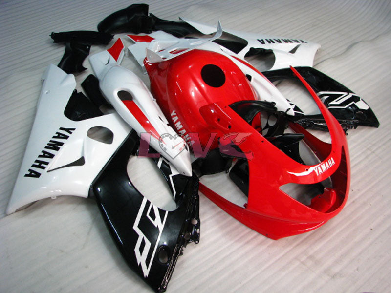 Factory Style - Red White Black Fairings and Bodywork For 1997-2007 YZF600R #LF7959