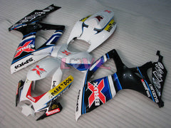 Dark Dog - White Black Fairings and Bodywork For 2006-2007 GSX-R750 #LF3990