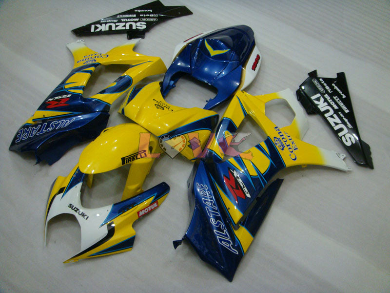 Corona - Red Blue Fairings and Bodywork For 2007-2008 GSX-R1000 #LF3833