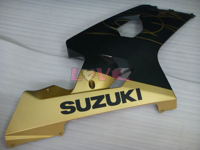 Factory Style - Black Gold Matte Fairings and Bodywork For 2004-2005 GSX-R750 #LF6620