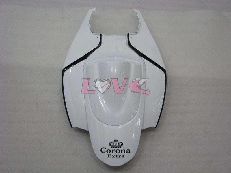 Corona - White Black Fairings and Bodywork For 2006-2007 GSX-R750 #LF6566