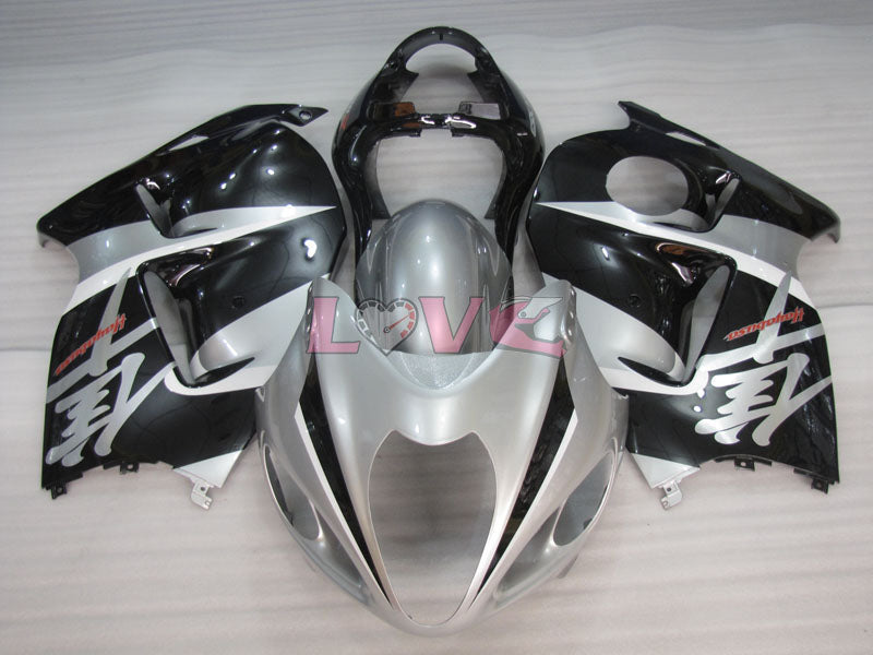 Factory Style - Black Silver Fairings and Bodywork For 1999-2007 Hayabusa #LF3751