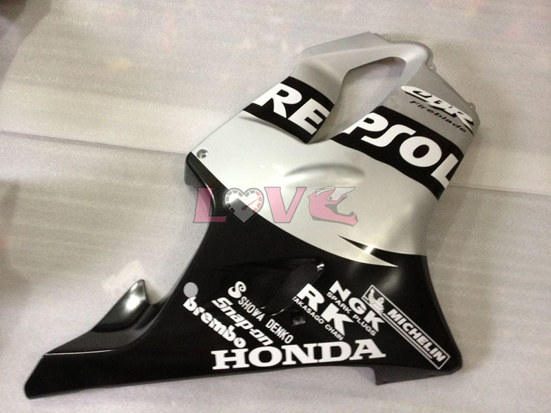 Factory Style Customize - Black Silver Fairings and Bodywork For 2001-2003 CBR600F4i #LF4499