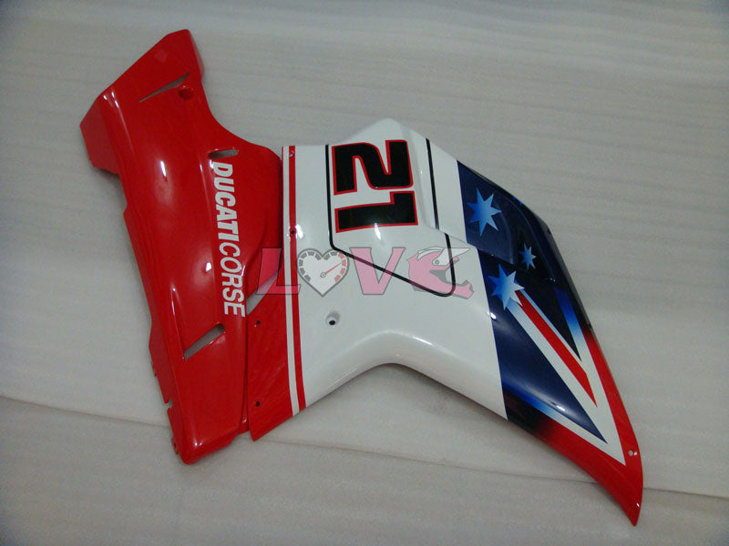 Xerox - Red White Fairings and Bodywork For 2008-2013 848 #LF5607