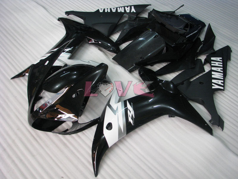 Factory Style - White Black Fairings and Bodywork For 2002-2003 YZF-R1 #LF3589