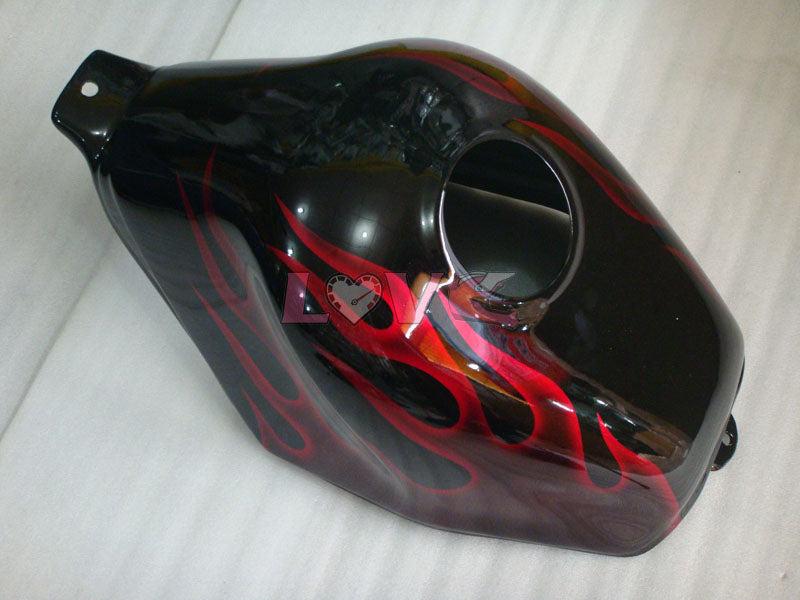 Flame - Red Black Fairings and Bodywork For 1991-1994 CBR600F2 #LF4541