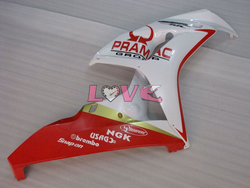 PRAMAC - Red White Fairings and Bodywork For 2006-2007 CBR1000RR #LF4385