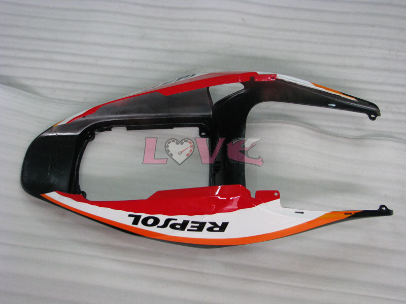 Repsol - Orange Black Fairings and Bodywork For 2005-2006 CBR600RR #LF4421