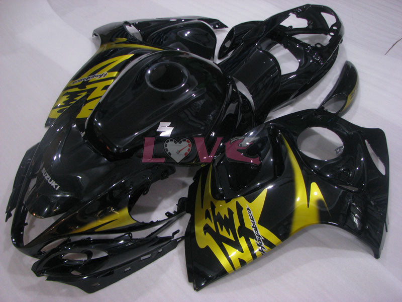 Factory Style - Black Gold Fairings and Bodywork For 2008-2020 Hayabusa #LF3776