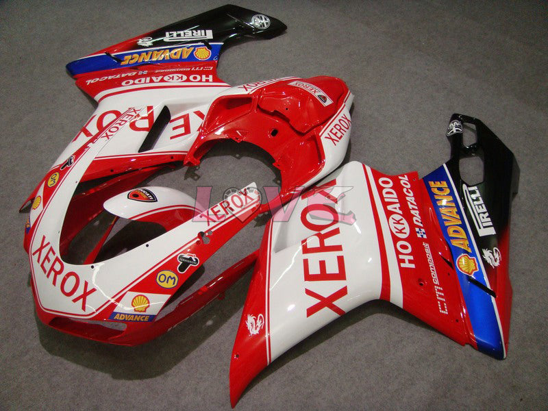 Xerox - Red White Fairings and Bodywork For 2008-2013 848 #LF5613