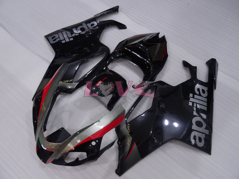 Factory Style - Black Grey Matte Fairings and Bodywork For 2004-2009 RSV 1000 R #LF3062