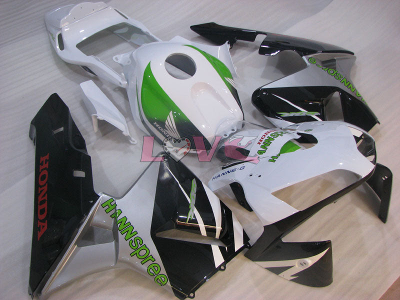 HANN Spree - White Black Fairings and Bodywork For 2003-2004 CBR600RR #LF5398