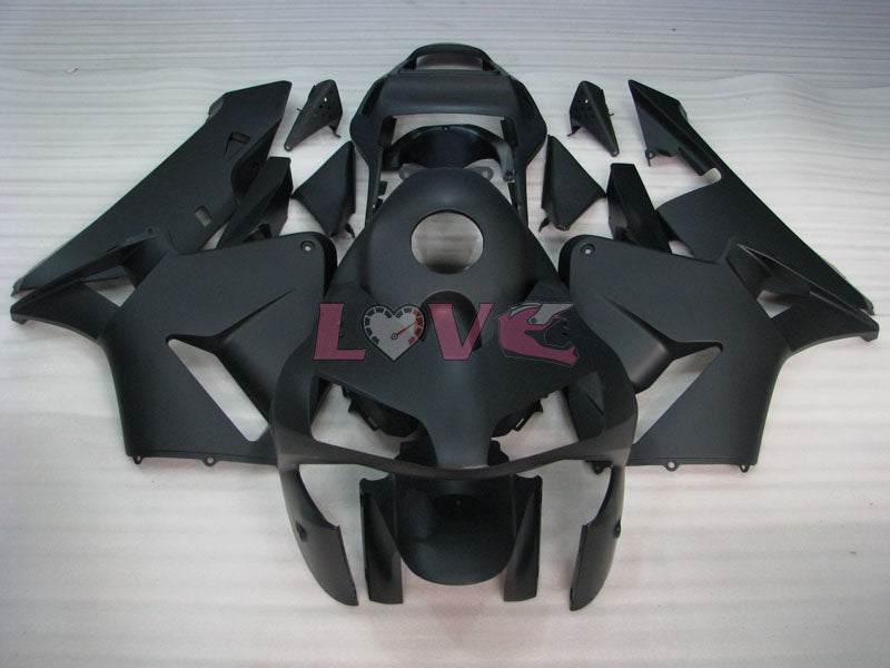 Factory Style - Black Matte Fairings and Bodywork For 2003-2004 CBR600RR #LF7590