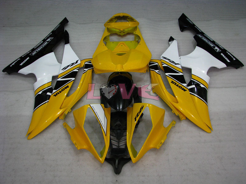 Factory Style - Yellow Black Fairings and Bodywork For 2008-2016 YZF-R6 #LF3390