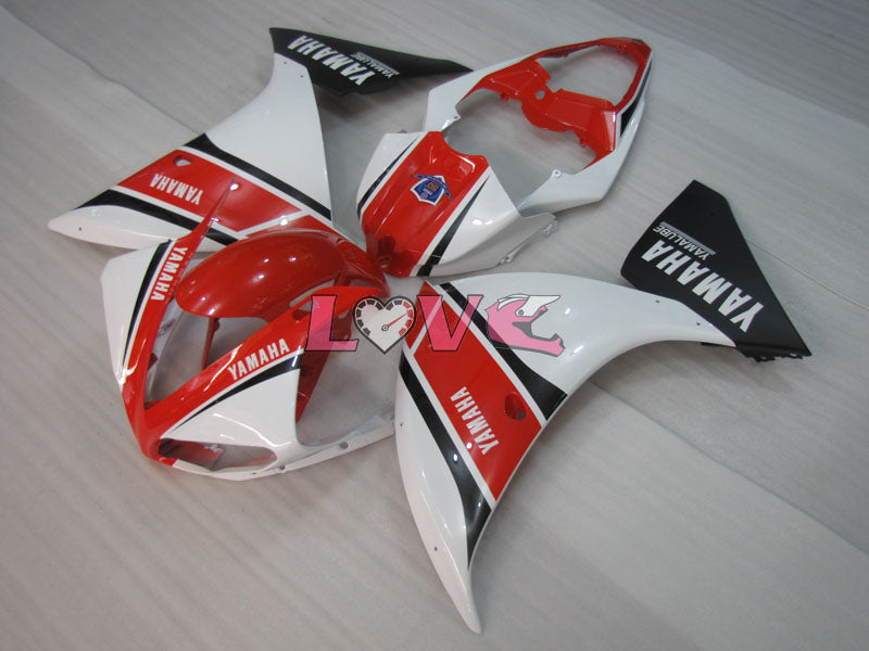 Factory Style - Red White Fairings and Bodywork For 2009-2011 YZF-R1 #LF3635