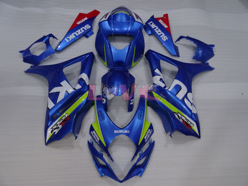 MOTUL - Blue Fairings and Bodywork For 2007-2008 GSX-R1000 #LF3830