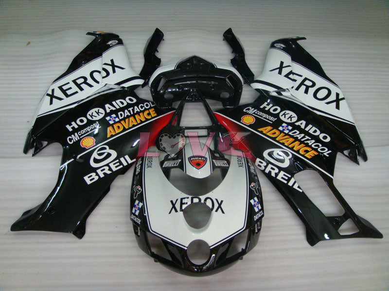 Xerox - White Black Fairings and Bodywork For 2005-2006 999 #LF5487