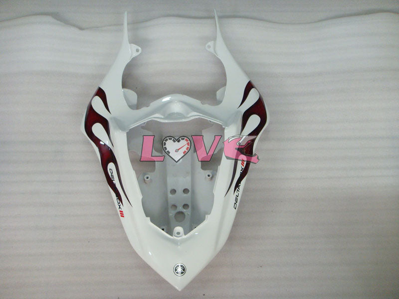 Sun - Red White Fairings and Bodywork For 2007-2008 YZF-R1 #LF3672