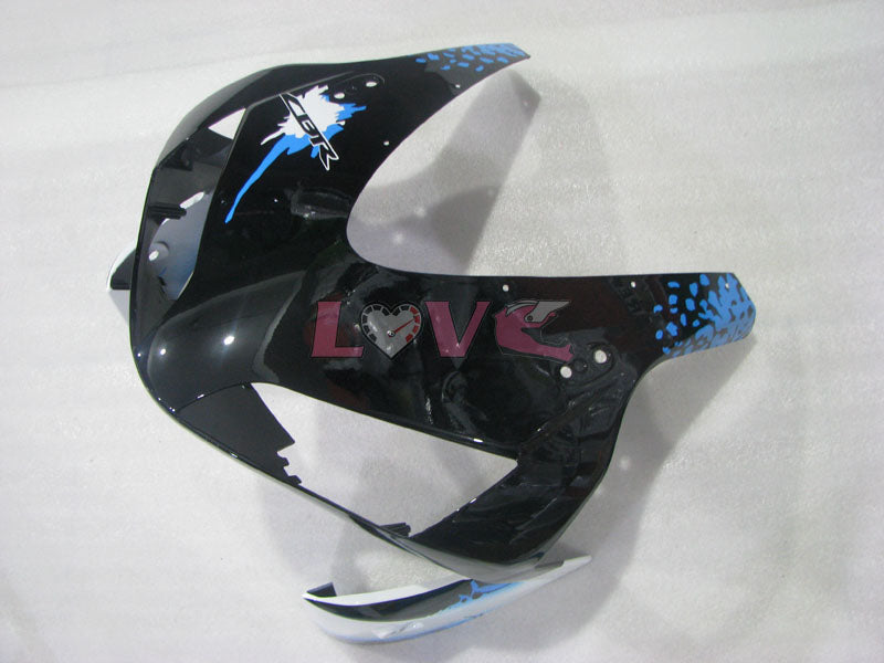 Customize - White Black Fairings and Bodywork For 2003-2004 CBR600RR #LF4469