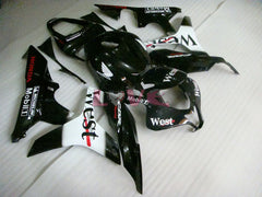 West - White Black Fairings and Bodywork For 2007-2008 CBR600RR #LF7387