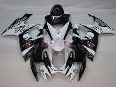 Corona - White Black Fairings and Bodywork For 2006-2007 GSX-R750 #LF6572