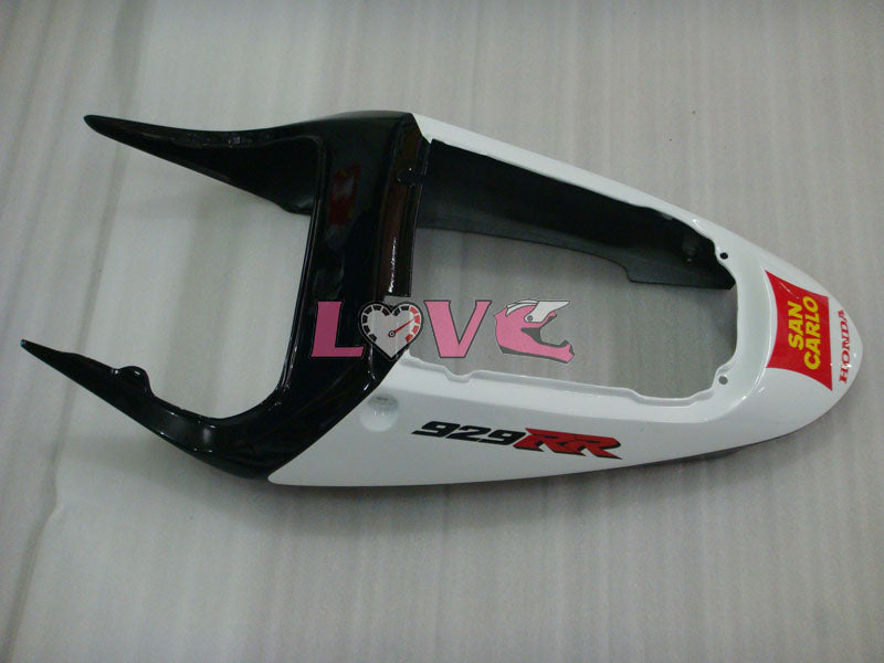 San Carlo - Red White Fairings and Bodywork For 2000-2001 CBR929RR #LF5187