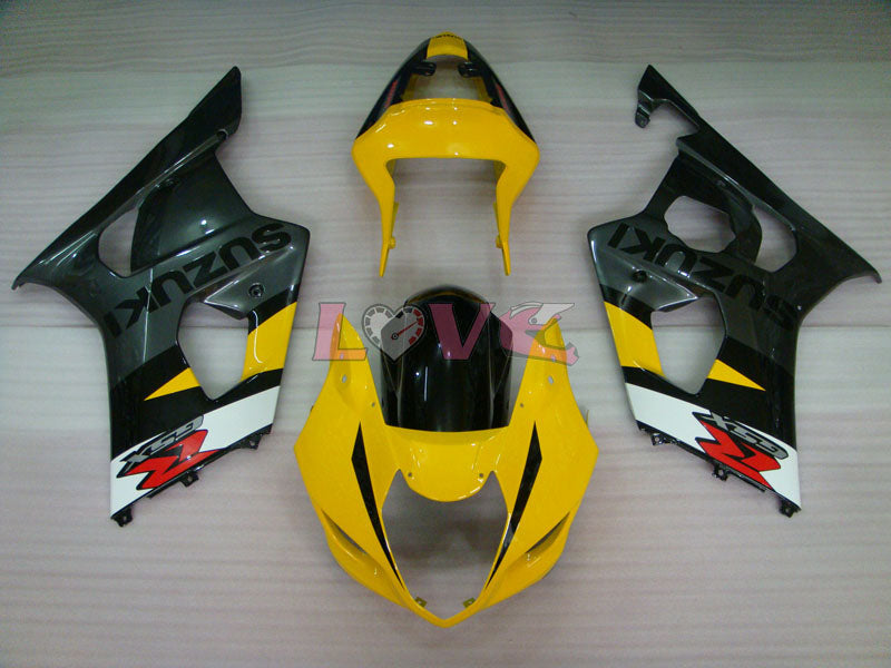 Factory Style - Yellow Black Fairings and Bodywork For 2003-2004 GSX-R1000 #LF5950