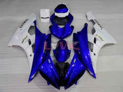 Factory Style - Blue White Fairings and Bodywork For 2006-2007 YZF-R6 #LF3450