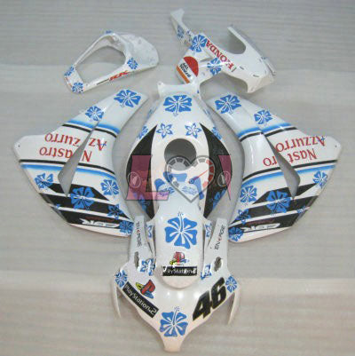 Nastro Azzurro - White Black Fairings and Bodywork For 2008-2011 CBR1000RR #LF7127