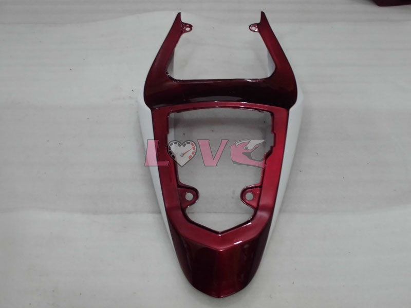 Factory Style - Red wine White Fairings and Bodywork For 2004-2005 GSX-R600 #LF4120