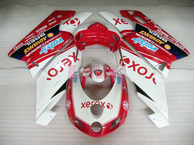 Xerox - Red White Fairings and Bodywork For 2005-2006 999 #LF5485